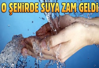 İzmir'de suya yüzde 10 zam geldi