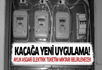 Kaçak elektriğe yeni uygulama