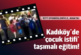 Kadıköy'de İETT otobüsleriyle 'taşımalı' eğitim!