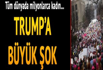 Kadınlar tüm dünyada sokağa indi... Trump karşıtı gösterilere binlerce kişi katılıyor