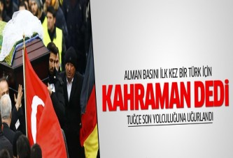 Kahraman Tuğçe son yolculuğuna uğurlandı