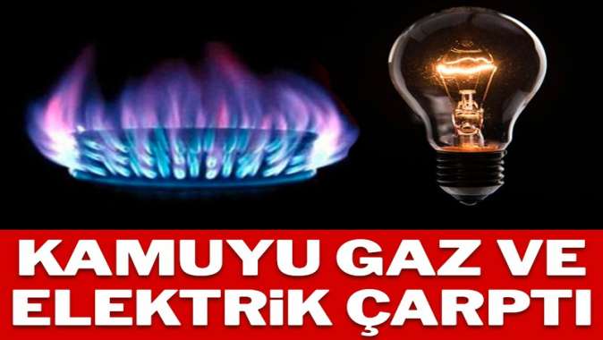 Kamuyu gaz ve elektrik çarptı