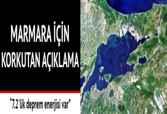 Kandilli: Marmara'da 7.2'lik deprem enerjisi var