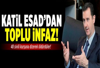 Katil Esad'dan toplu infaz!