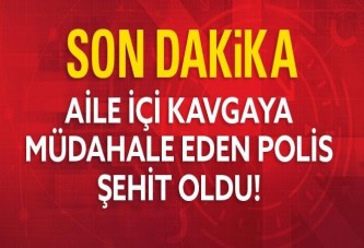 Kavgaya Müdahale Eden Polis, Şehit Oldu