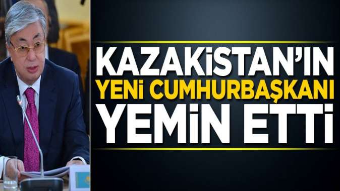 Kazakistanın yeni cumhurbaşkanı yemin etti