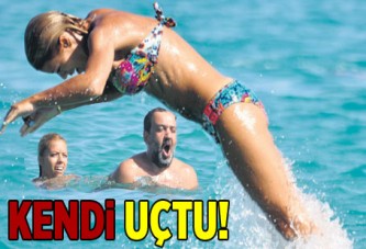 Kendi uçtu!