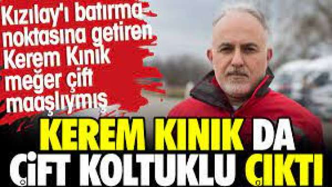 Kerem Kınık da çift koltuklu çıktı.