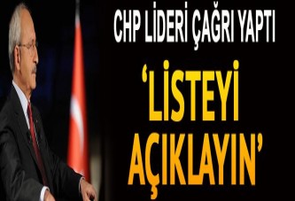 Kılıçdaroğlu ByLock'u sordu: O listeyi açıklayın