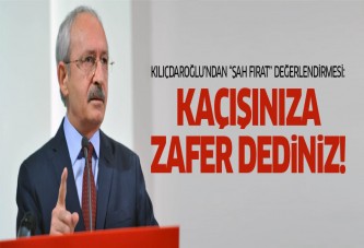 Kılıçdaroğlu: Kaçışınızı zafer diye sundunuz!