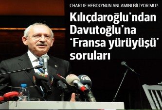 Kılıçdaroğlu'ndan Davutoğlu'na sorular