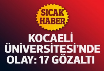 Kocaeli Üniversitesi'nde Lice protestosu: 17 gözaltı