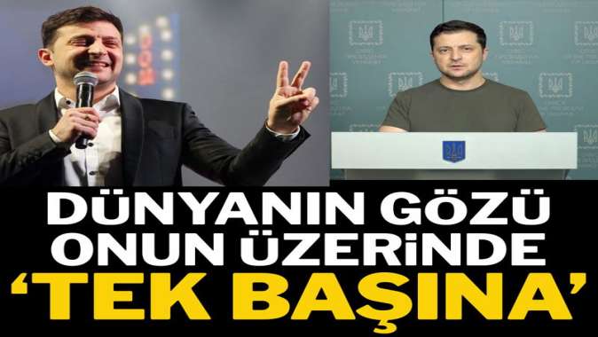 Komedyendi, devlet başkanı oldu, şimdi de bir savaşın ortasında: Volodimir Zelenskiy