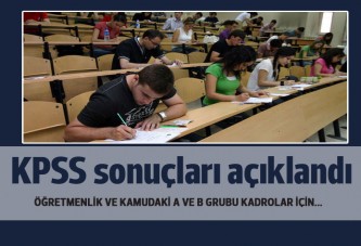 KPSS sonuçları açıklandı