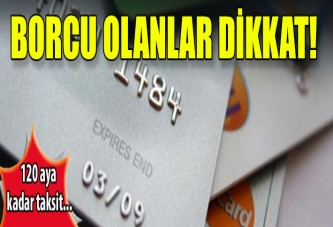 Kredi kartı borcu olanlara müjde!