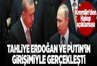 Kremlin'den Halep açıklaması.