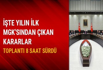 Kritik MGK toplantısı sona erdi