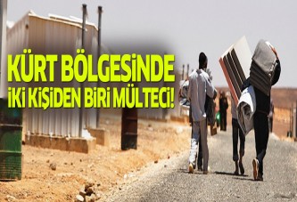 Kürt bölgesinde 2 kişiden 1'i mülteci