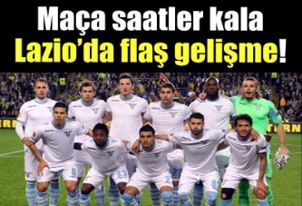 Lazio'da flaş gelişme