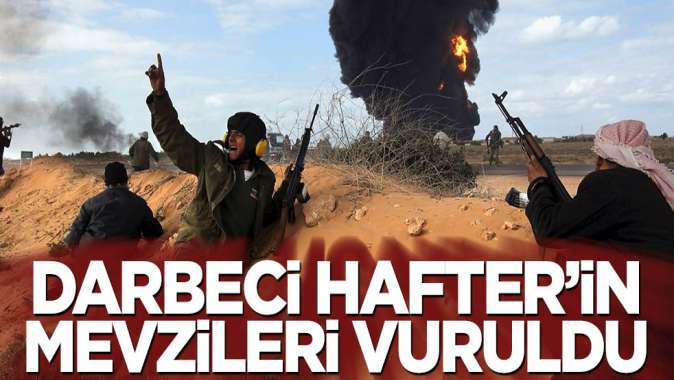 Libyada UMH güçleri, Hafter mevzilerini vurdu