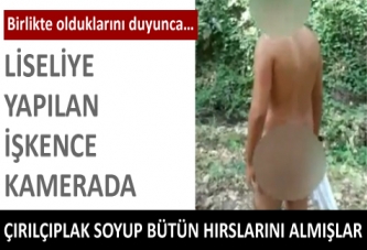 Liseli gence ormanda işkence