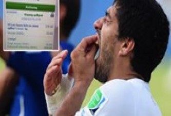 Luis Suarez ısırdı, bahis tuttu