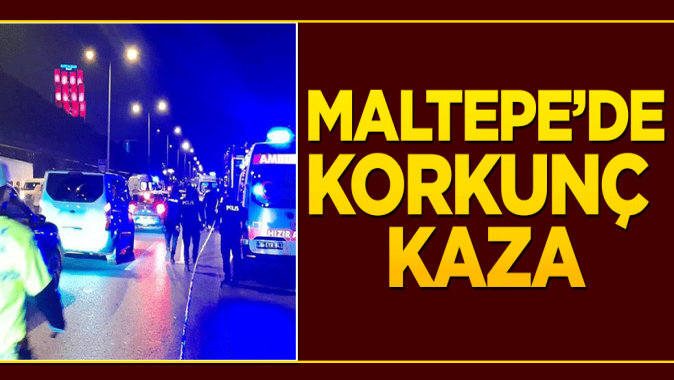 Maltepede korkunç kaza