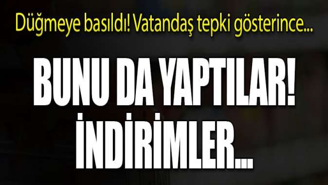 Marketlerde indirim oyunu!