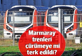 Marmaray'ın 38 treni çürümeye terk edildi