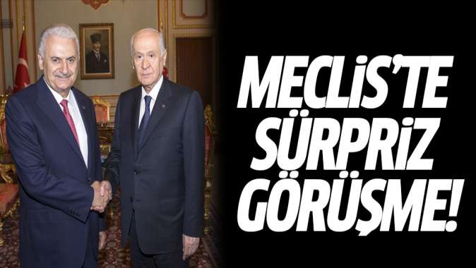 Mecliste sürpriz görüşme