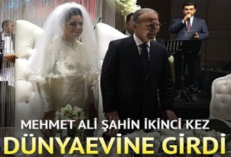 Mehmet Ali Şahin ikinci kez dünyaevine girdi