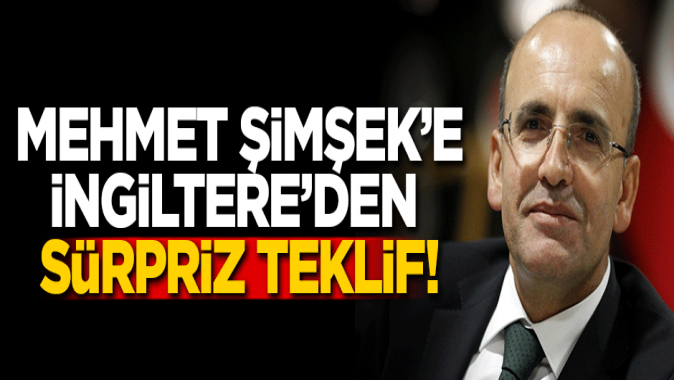 Mehmet Şimşeke İngiltereden CEOluk teklifi