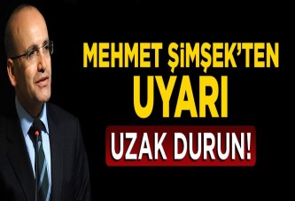 Mehmet Şimşek'ten Bitcoin açıklaması: Uzak durun