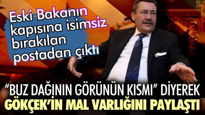 Melih Gökçek’in mal varlığını paylaştı.