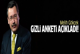 Melih Gökçek ulaştığı gizli anketi açıkladı!