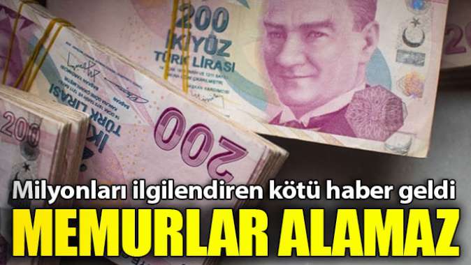 Memurlara kötü haber! Kıdem tazminatı alamaz