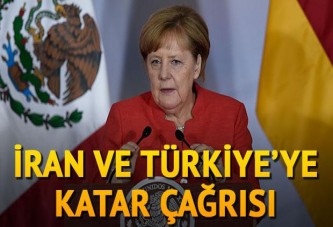 Merkel’den İran ve Türkiye’ye Katar çağrısı