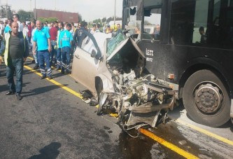 Metrobüs yolunda bir kişi hayatını kaybetti