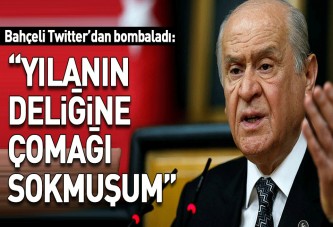 MHP lideri Devlet Bahçeli'den sert açıklamalar.