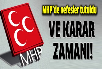 MHP'de kritik günler