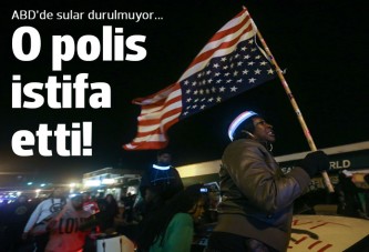 Michael Brown'u öldüren polis istifa etti