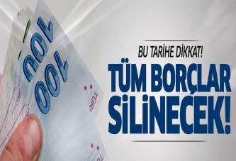 Milyonlarca vatandaşın bu borçları siliniyor!