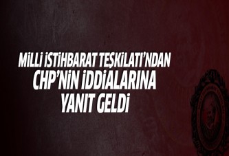 MİT'ten CHP'ye yanıt geldi