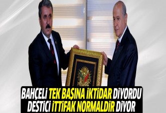 Mustafa Destici: MHP - BBP ittifakı normal