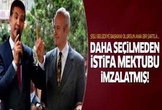 Mustafa Sarıgül Hayri İnönü'ye 'istifa mektubu' imzalatmış!