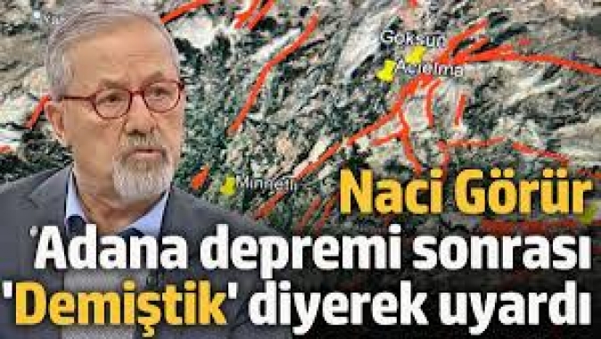 Naci Görür Adana depremi sonrası Demiştik diyerek uyardı