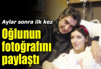 Necati Şaşmaz oğlunun fotoğrafını ilk kez paylaştı