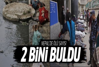 Nepal'de ölü sayısı 2 bini buldu