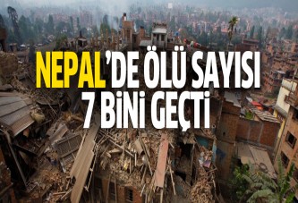 Nepal'de ölü sayısı 7 bini geçti