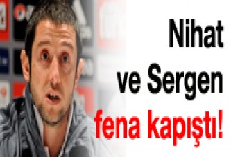 Nihat ve Sergen kapıştı!